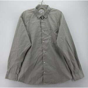 Nors e Projects Shirt Large Button Down Polka Dots Pocket Classic *